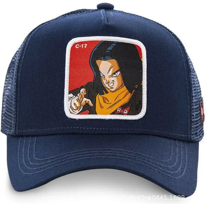 Dragon Ball Z stílusú anime Son Goku pamut új baseball sapka férfiaknak és nőknek, hiphop, apáknak, állítható hálós sapka, teherautós sapka