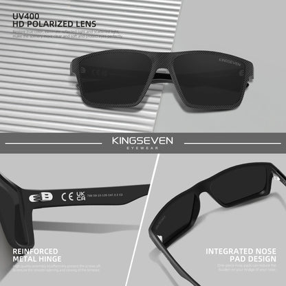 KINGSEVEN Polarized Sunglasses For Men Women Driving Glasses Male Goggle UV400 Driving Outdoor Eyewear TR90