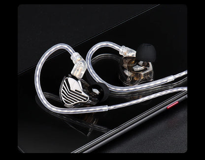 GK KUNTEN Earphones New Generation Dynamic Driver Unite Headests Hifi Music Earbuds DJ Headphones