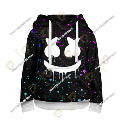 2-14Y Sweatshirt Fortnite Child Print Hoodie Sweatshirts Boys Girls Fashion Harajuku Jacket Kids Clothes Games Cosplay Costume