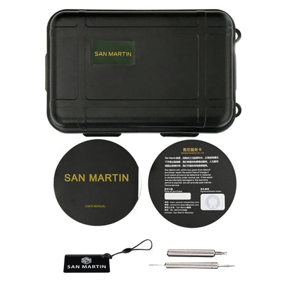 San Martin Verbesserte Version 40mm Water Ghost Diver Watch Herren Luxus-Automatikuhr Mechanische Uhr Saphir Wasserdicht 200m SN0017