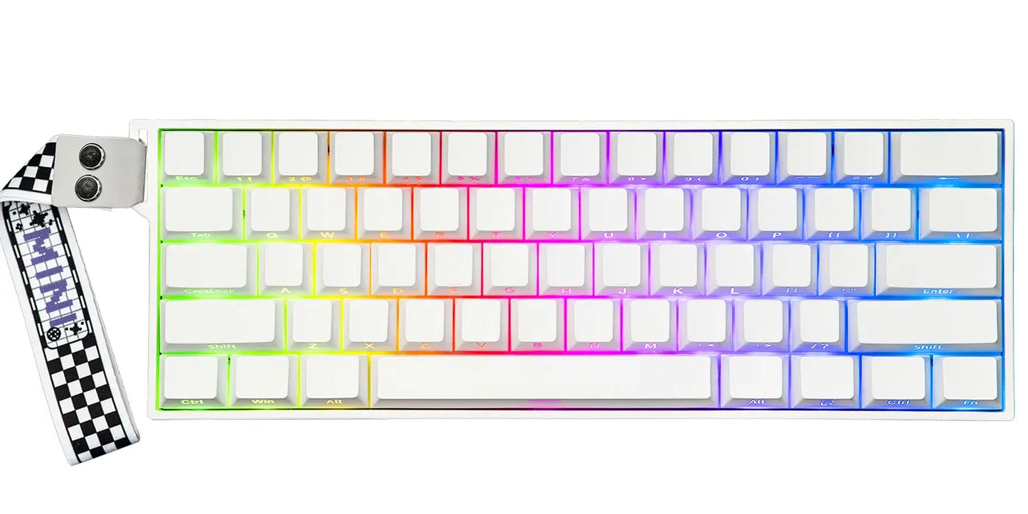 AULA Mini60 HE/Pro/Max Teclado Mecânico 60% com Switches Magnéticos RGB Tri Mode Sem Fios 8000Hz 0.01mmRT para PC Gamer Presentes
