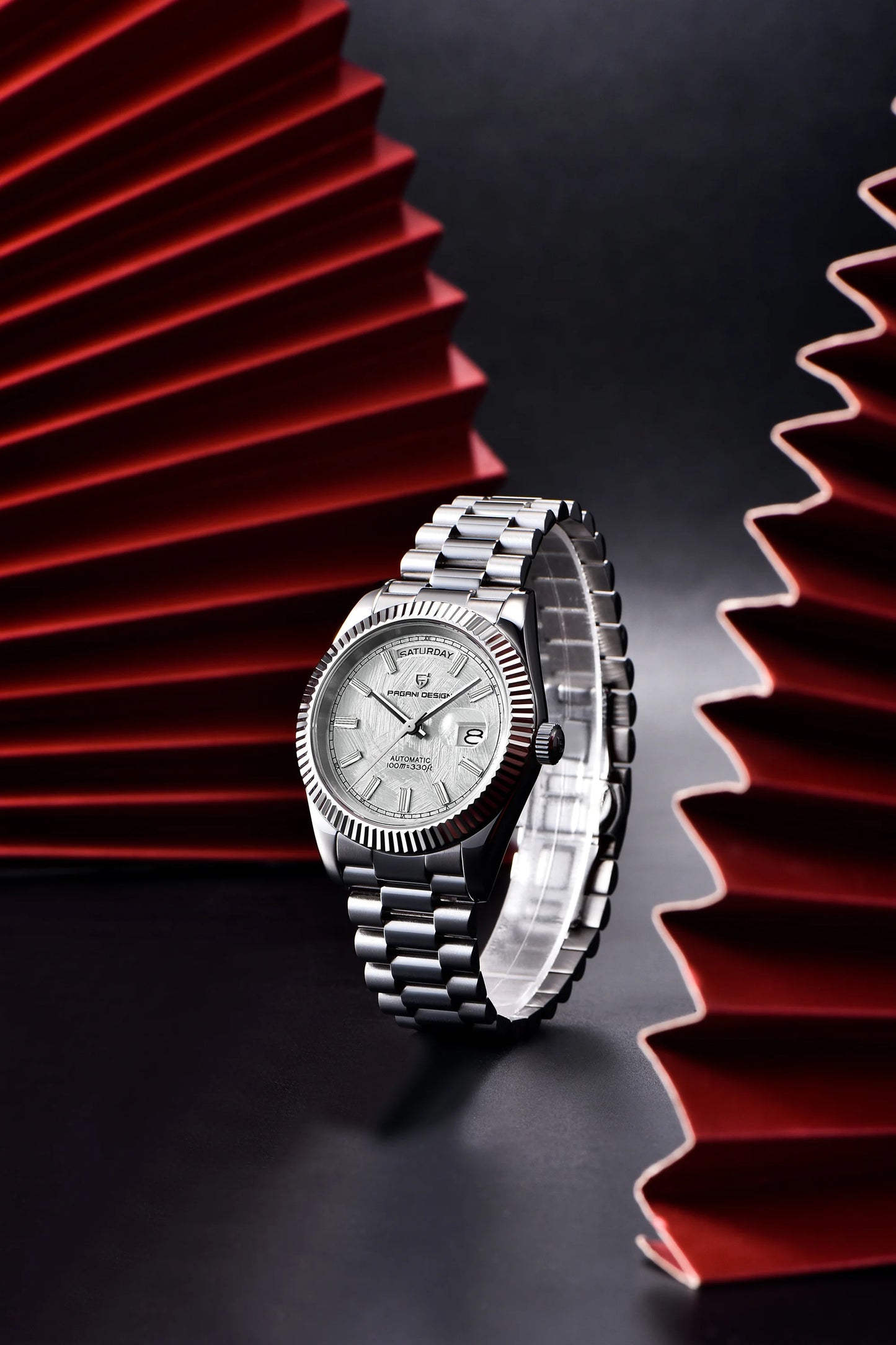 PAGANI DESIGN 2024 New DD40 NH36A Men's Watches Luxury Automatic Mechanical Watch For Men AR Sapphire Glass Date Wristwatch Men
