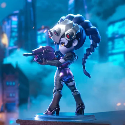 POP MART Overwatch Play of The Game Series Caixa Mistério Original Blind Box Surpresa Figuras de Ação Anime Adoráveis Ornamentos Figurinhas