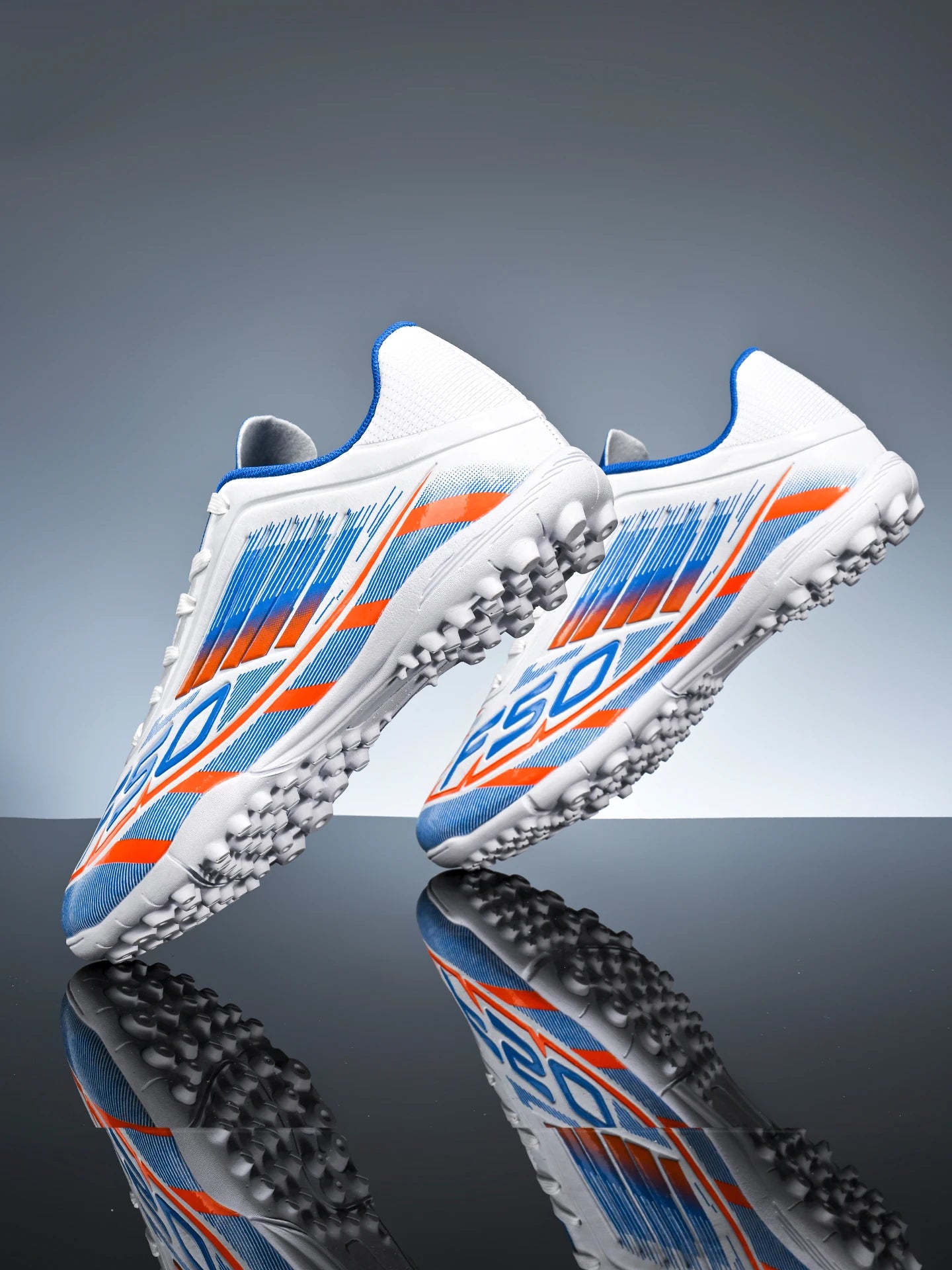 TF Soccer Cleats Men Women Kids PU Synthetic Upper Rubber Outsole Wear-resistant Non-slip Training Shoes