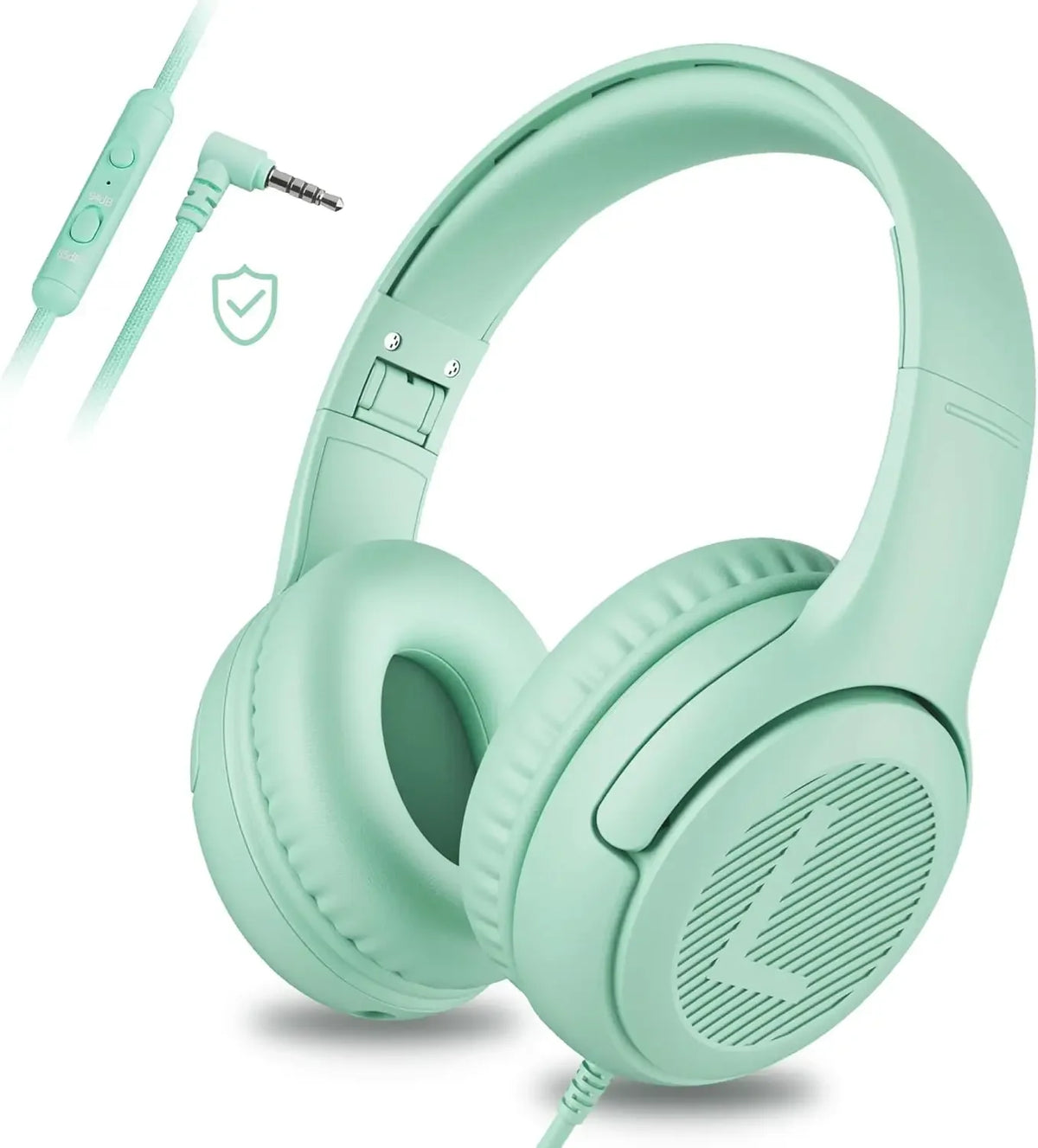 1/2/3 pièces AWATRUE AT2 Casque filaire pour enfants avec micro, casque supra-auriculaire pliable pour PC, ordinateur portable
