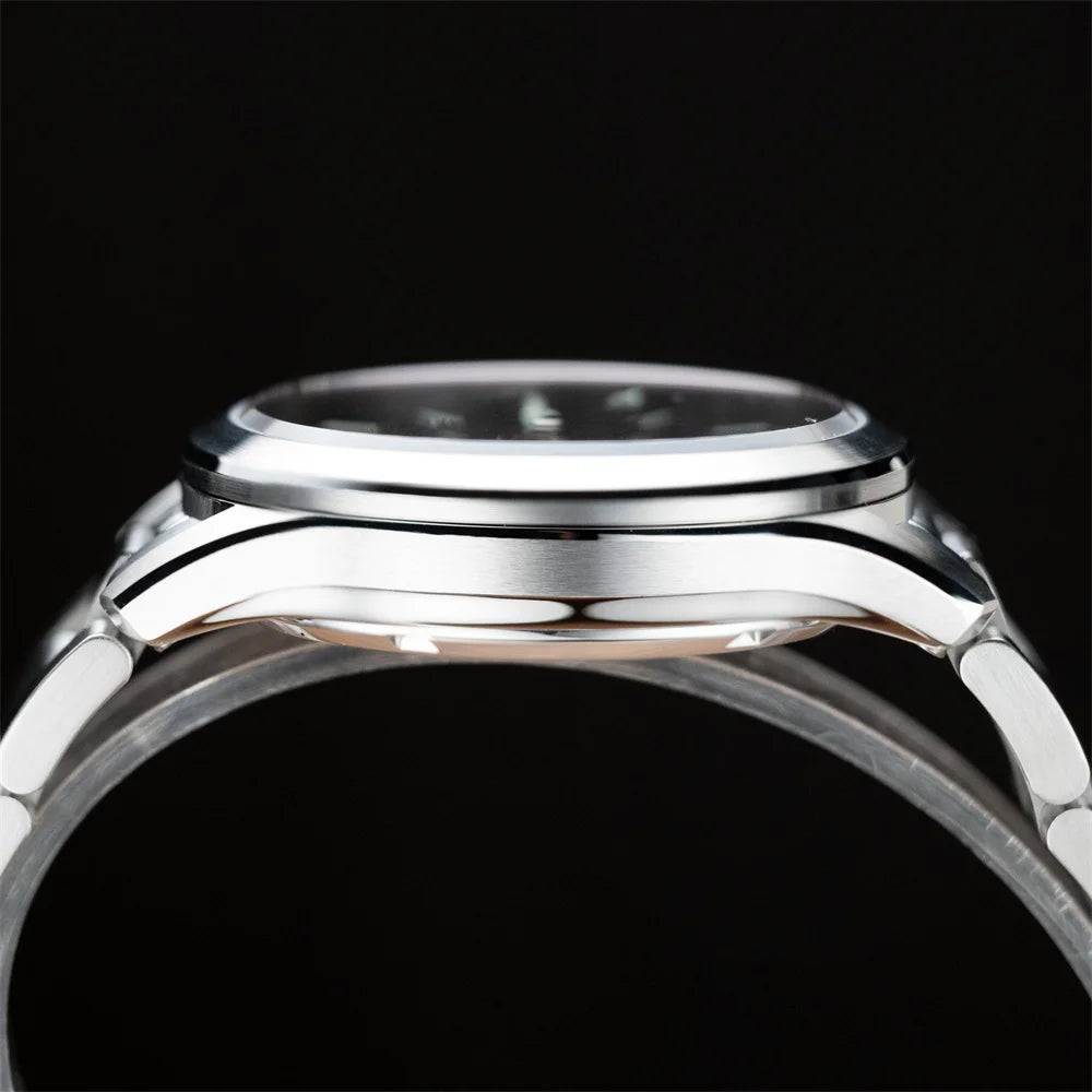 PX1746 New Mens Mechanical Watches Aventurine Dial 100M Waterproof Clock Sapphire Glass Automatic Men Watch Relogio Masculino