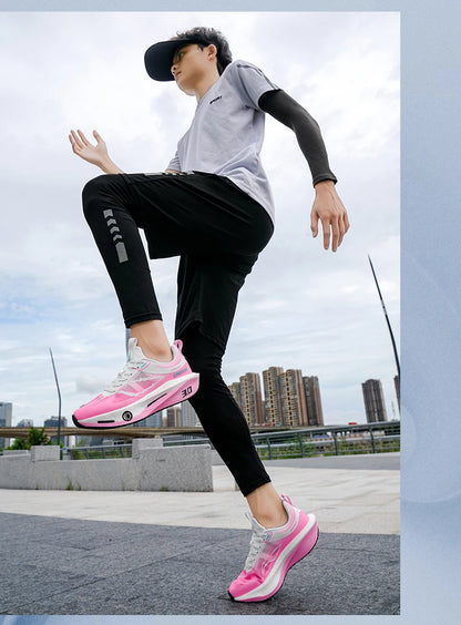 Scarpe da running con piastra in carbonio per maratona, uomo e donna, sportive, traspiranti, leggere, comode, da atletica e outdoor