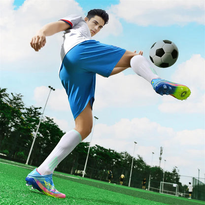 Pánska outdoorová futbalová obuv, profesionálna futbalová obuv, kopačky na futbalové ihrisko TF/FG, pohodlné protisklzové tréningové tenisky, veľkosti 35–45