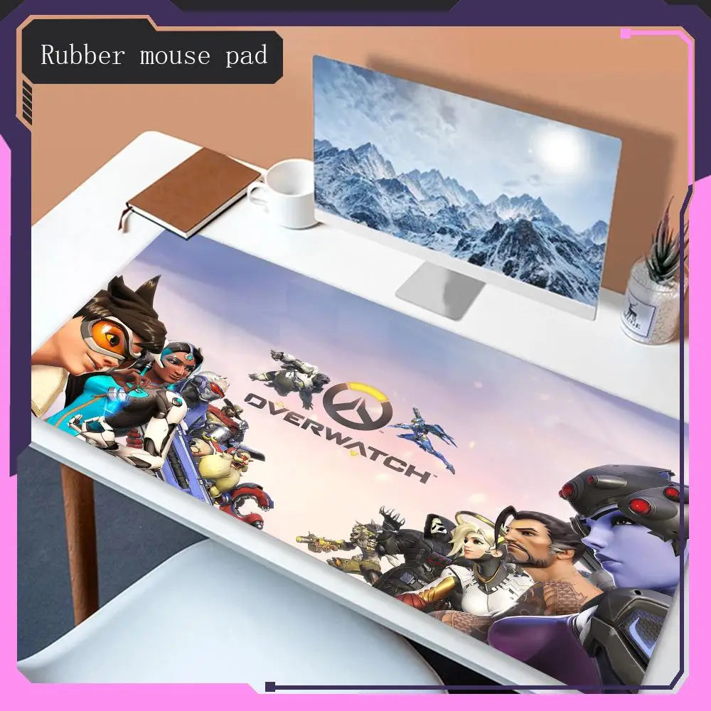 Δημοφιλή είδη Overwatch Mouse Pad Animation, mouse pad για gaming, αξεσουάρ παιχνιδιού για επιφάνεια εργασίας, δημοφιλές mouse pad για laptop και gaming