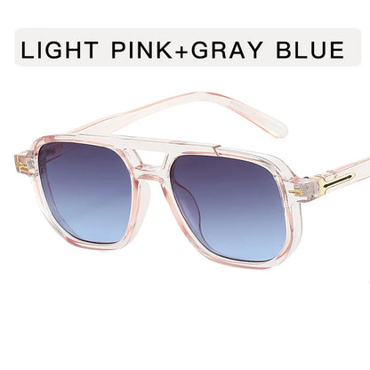 Frame-shaped arrow decorative sunglasses, suitable for both men and women for daily outings, perfect for sun protection.