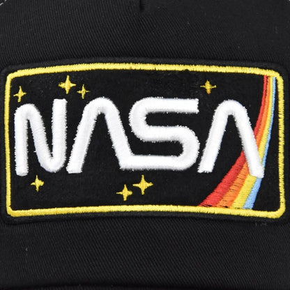 3D prémium NASA-hímzéses baseball sapka, nyári színblokkos hálós sapka, férfi és női szabadtéri alkalmi duckbill sapka