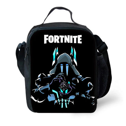 Classic Game Fortnite Child Insulated Large Capacity Bag for Boys & Girls Student Outdoor Picnic Reusable Thermal Cooler Lunch Box