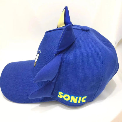 Shadow the Hedgehog 3D-baseballkasket til voksne og børn med Sonic, Amy, Tails og Knuckles-print, flad kant og ducktongue-solhat – gaver