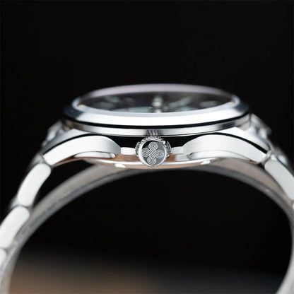 PX1746 New Mens Mechanical Watches Aventurine Dial 100M Waterproof Clock Sapphire Glass Automatic Men Watch Relogio Masculino