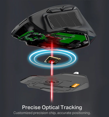 E-YOOSO X-31 USB 2.4G Wireless Gaming Large Mouse for Big Hands PAW3212 4800 DPI 5 buttons for gamer Mice computer laptop PC