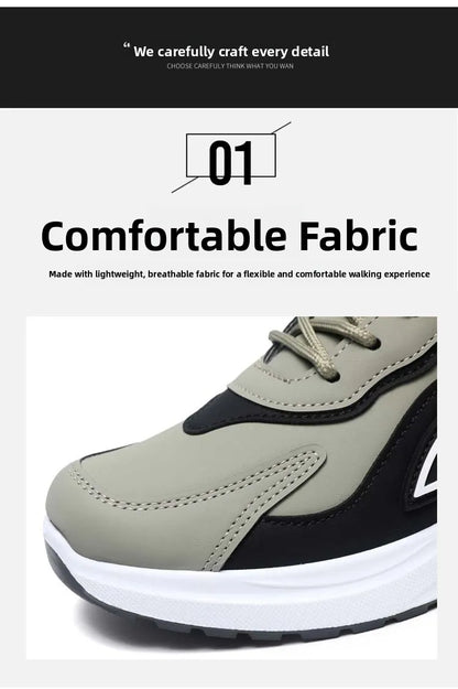 Modne męskie buty sportowe w koreańskim stylu, sznurowane, casualowe, do biegania, wygodne, oddychające, z grubą podeszwą