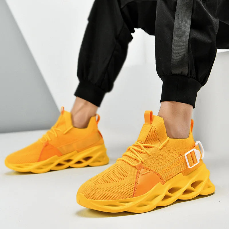 Men's Breathable Fashion Mesh Running Shoes High Quality Unisex Lightweight Tennis Athletic Sneakers 2023