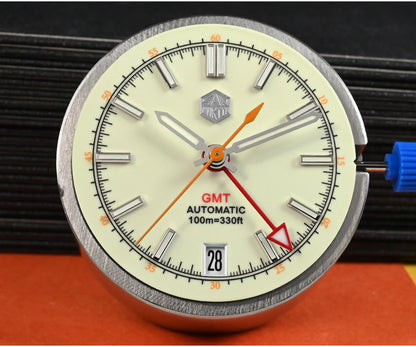 San Martin 39.5mm Limited Edition Full Lume Dial Automatic Men's Watch NH34 GMT 6H Date 10Bar Luxury Watch SN0116W