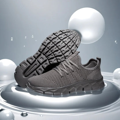 Heren sneakers van mesh, lichtgewicht damesschoenen, casual platte schoenen, hardloopsportschoenen voor heren, zachte ademende tennissneakers voor mannen