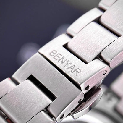 BENYAR Top Sand Series 40mm Hot Selling Mechanical Watch 316L Stainless Steel Simple 5 Bar Waterproof Automatic Men's Watch