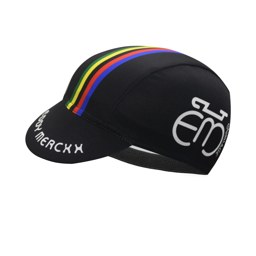 Retro PDM Cycling Cap Classics Road Bicycle Hat Mercier Bike Headwear Breathable Men and Women Gorra Ciclismo