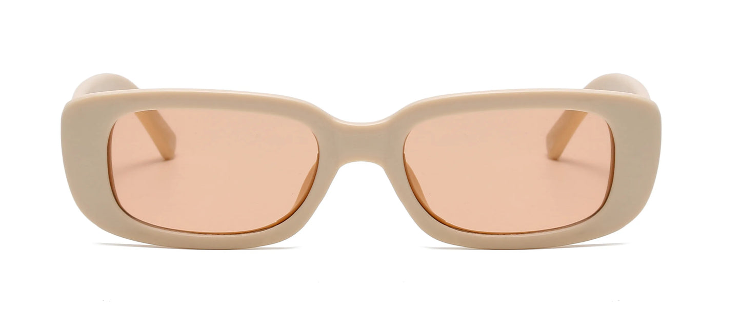 New Small Sunglasses Women Men Trendy Vintage Brand Designer Hip Hop Square Green Sun Glasses Female Eyewear UV400