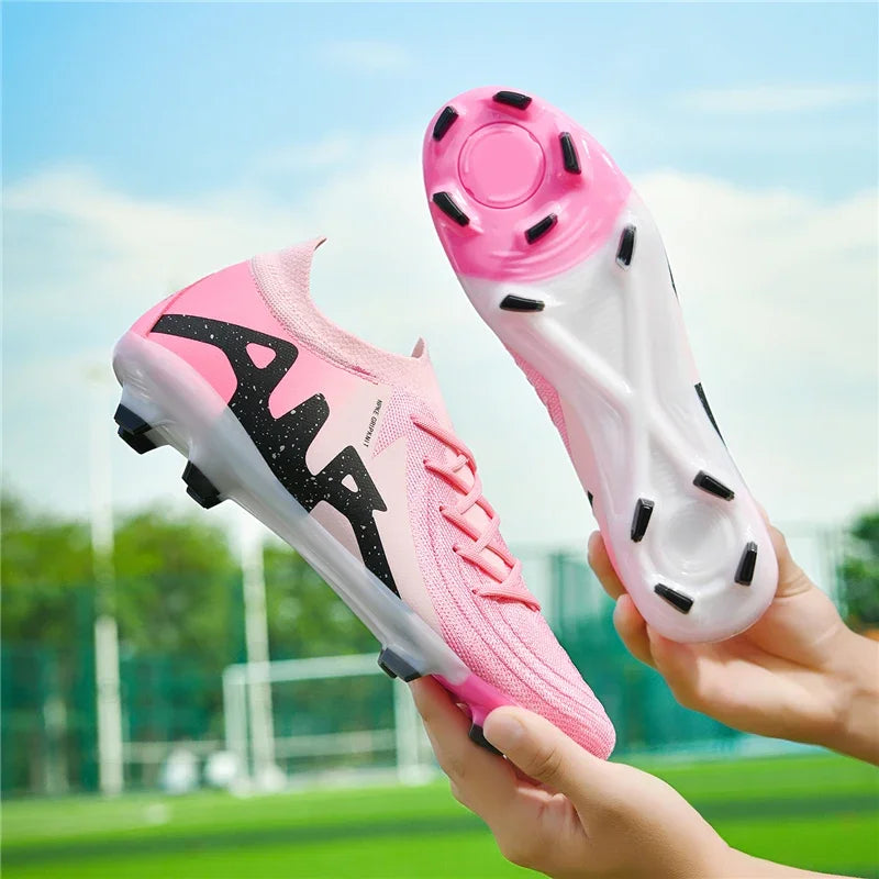 New Men's Soccer Shoes Adult Non-Slip Boys Adult Futsal Sport Football Boots Grass Cleats Indoor Ultralight Turf Comfortable