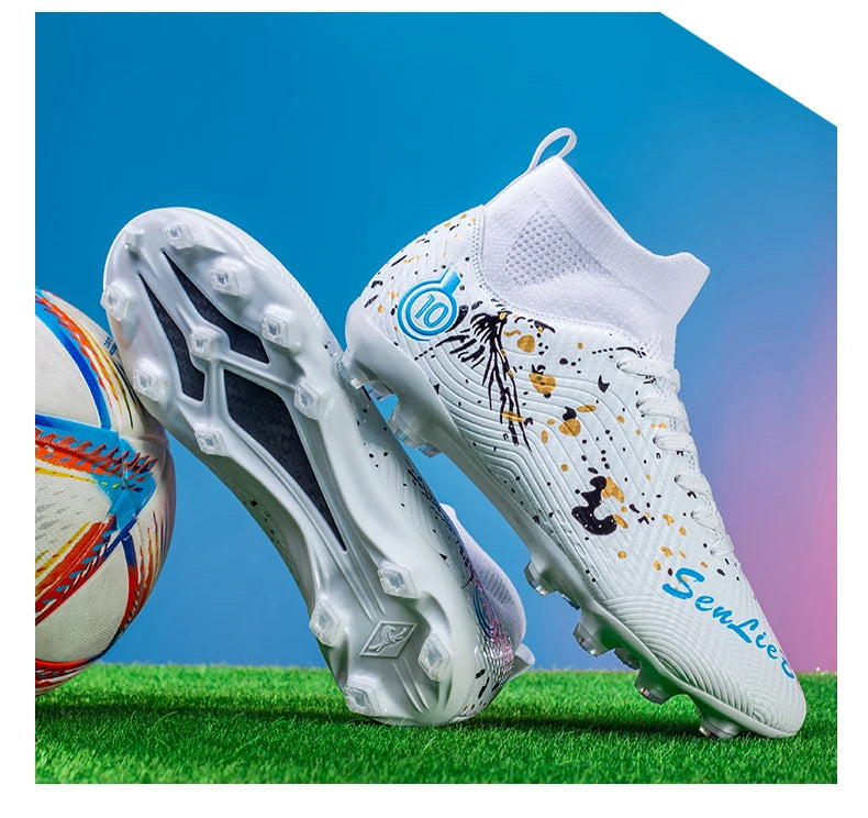 New Men Professional Soccer Shoes Non-slip Football Boots Unisex Breathable Futsal Sports New Cleats Drop Shipping Ultralight