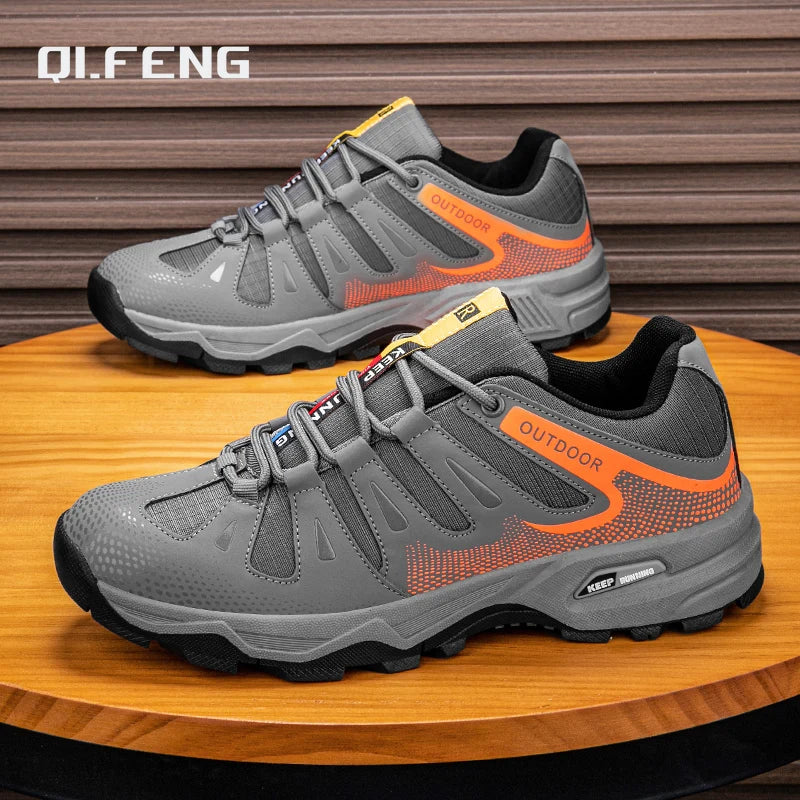 New Outdoor Men's Shoes Men's Anti Slip mountaineering Shoes Travel Hiking Adventure Footwear Fashionable Casual Sneaker