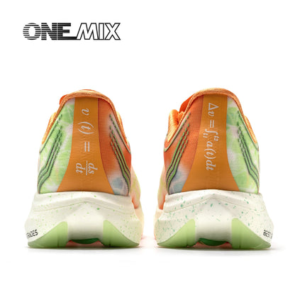 ONEMIX-Nylon Carbon Board Marathon Running Racing Shoes, Professional Stable Support, Shock-relief, Ultra-light Rebound Sneaker