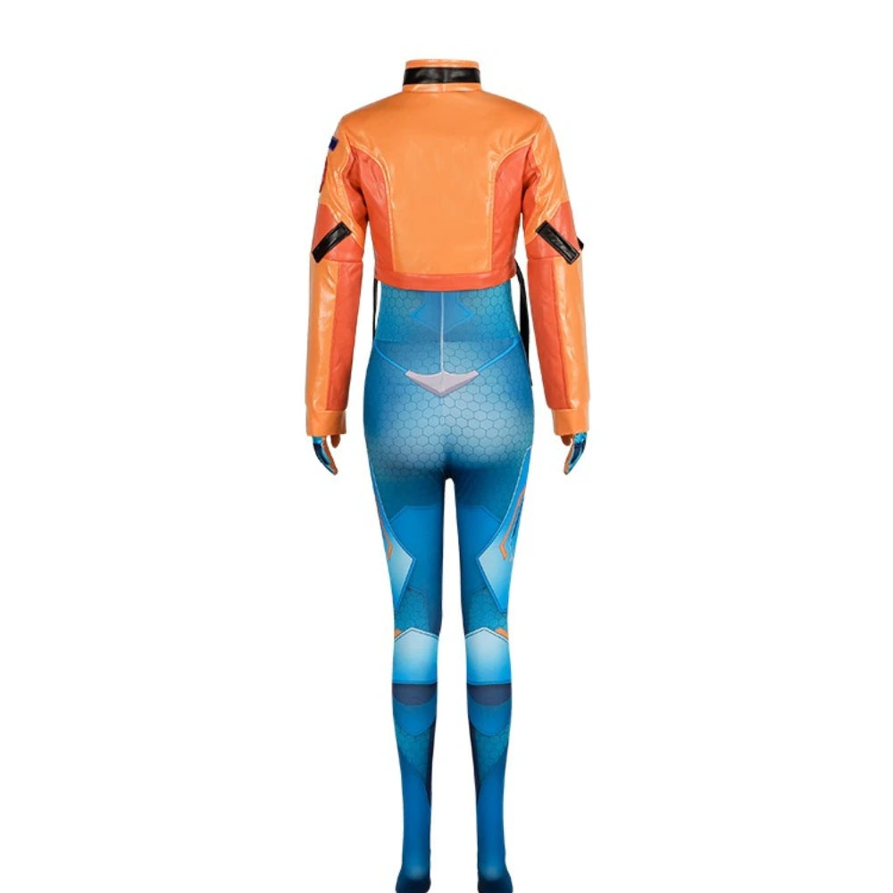 Game Overwatch 2 Juno Cosplay Costumes Wig Suit Full Set Support Hero Clothes Halloween Carnival Outfit Juno Teo Minh Women Girls