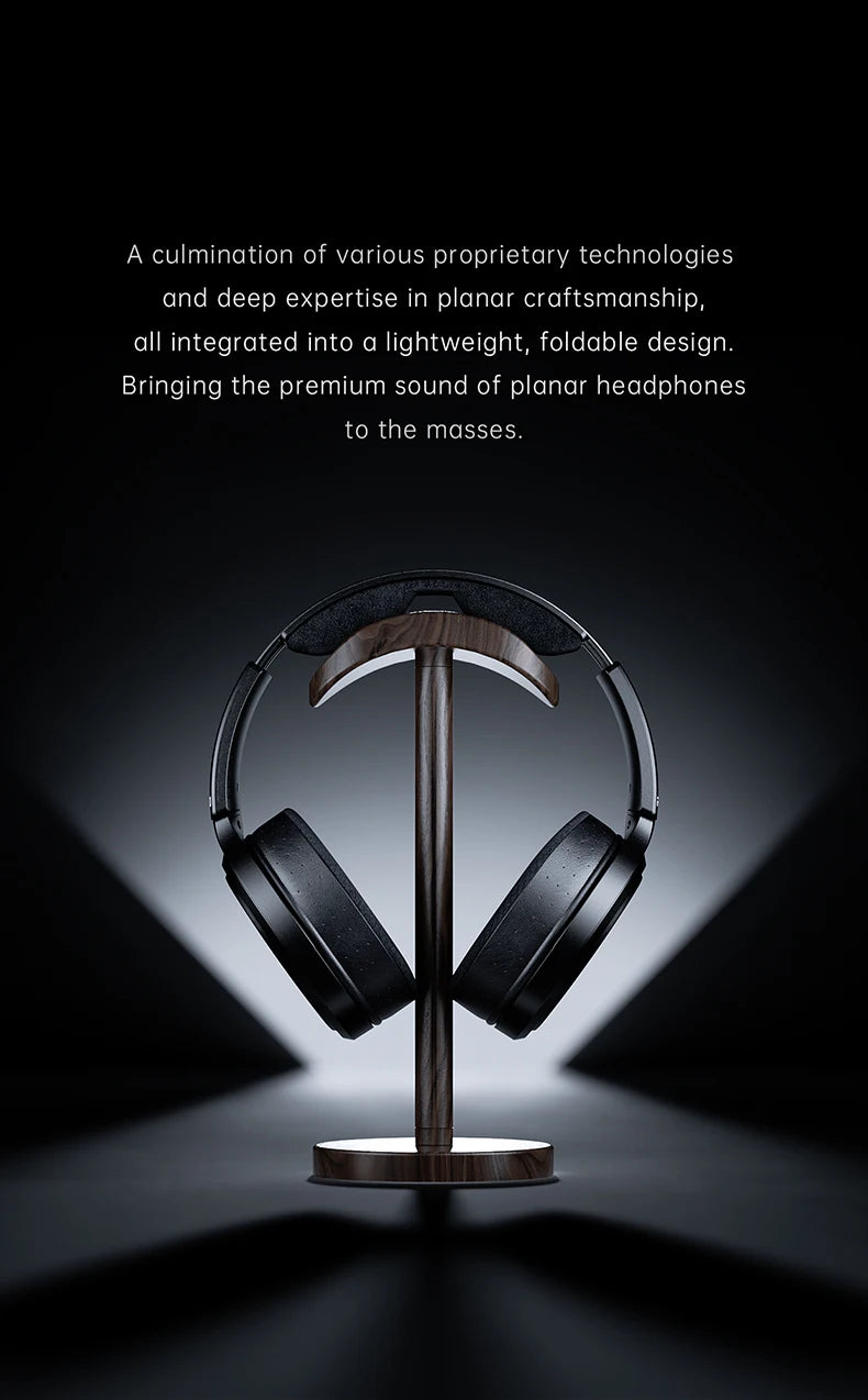 Auscultadores Audiófilos Over-Ear Magnéticos Planares FiiO JT7 – Driver 95x86mm, Headset HiFi com Fio 4.4mm e 3.5mm