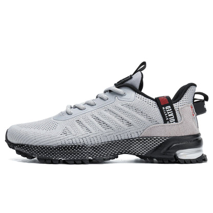 Baasploa Men Running Shoes Brand Male Designer Mesh Casual Sneakers Lightweight Lace-Up New Male Outdoor Sports Tennis Shoe