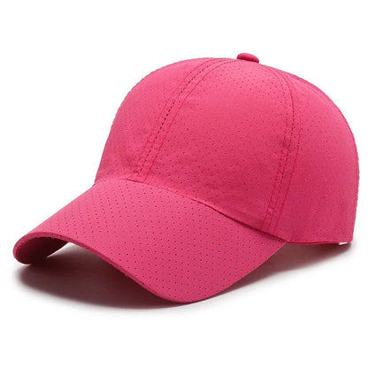 Mesh Quick Dry Cap Men Running Sports Baseball Cap Women Golf Tennis Cap Outdoor Jogging Breathable Sun Hat
