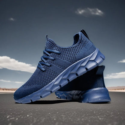 Heren sneakers van mesh, lichtgewicht damesschoenen, casual platte schoenen, hardloopsportschoenen voor heren, zachte ademende tennissneakers voor mannen