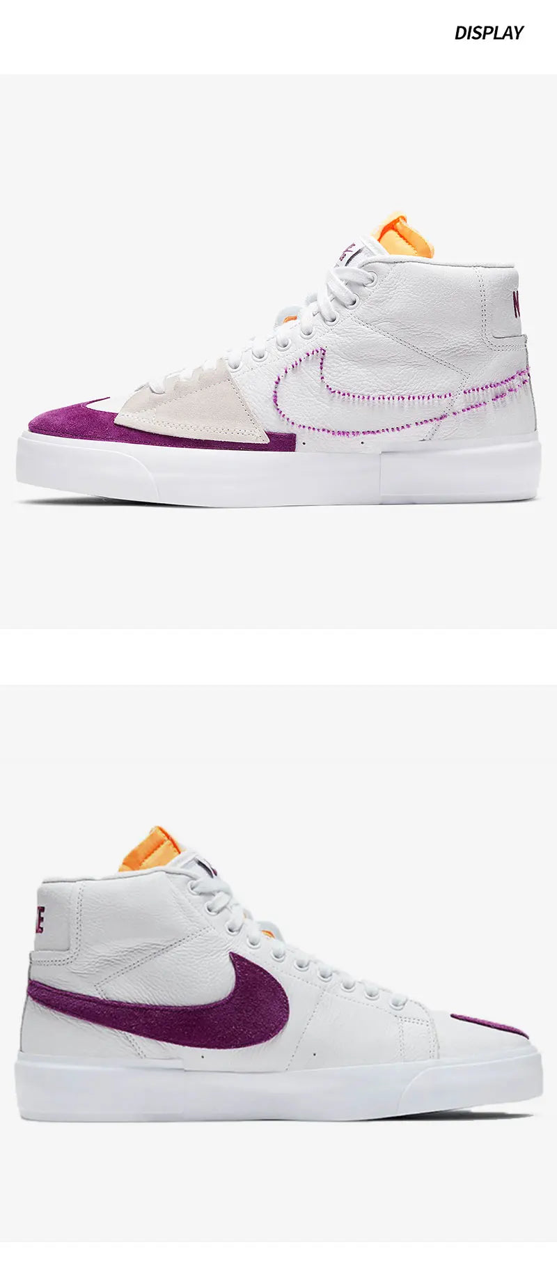 Nike alkuperäiset SB BLAZER ZOOM miesten ja naisten puolikorkeat skeittikengät DA2189-100