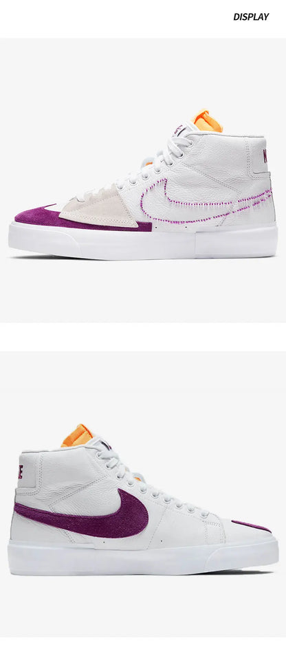 Nike alkuperäiset SB BLAZER ZOOM miesten ja naisten puolikorkeat skeittikengät DA2189-100