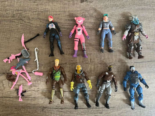 Set da 8 pezzi 10cm Fortnite Giocattoli Action Figure Modello Game Battle Royale Bambola Giocattolo Cool per Bambini e Ragazzi Regalo Divertente per Compleanno e Natale