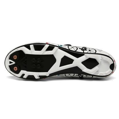 Cycling Sneaker MTB Men Sports Dirt Bike Shoes SPD Pedal Mountain Bicycle Footwear Speed Racing Man Flat Off Road Cycling Shoes