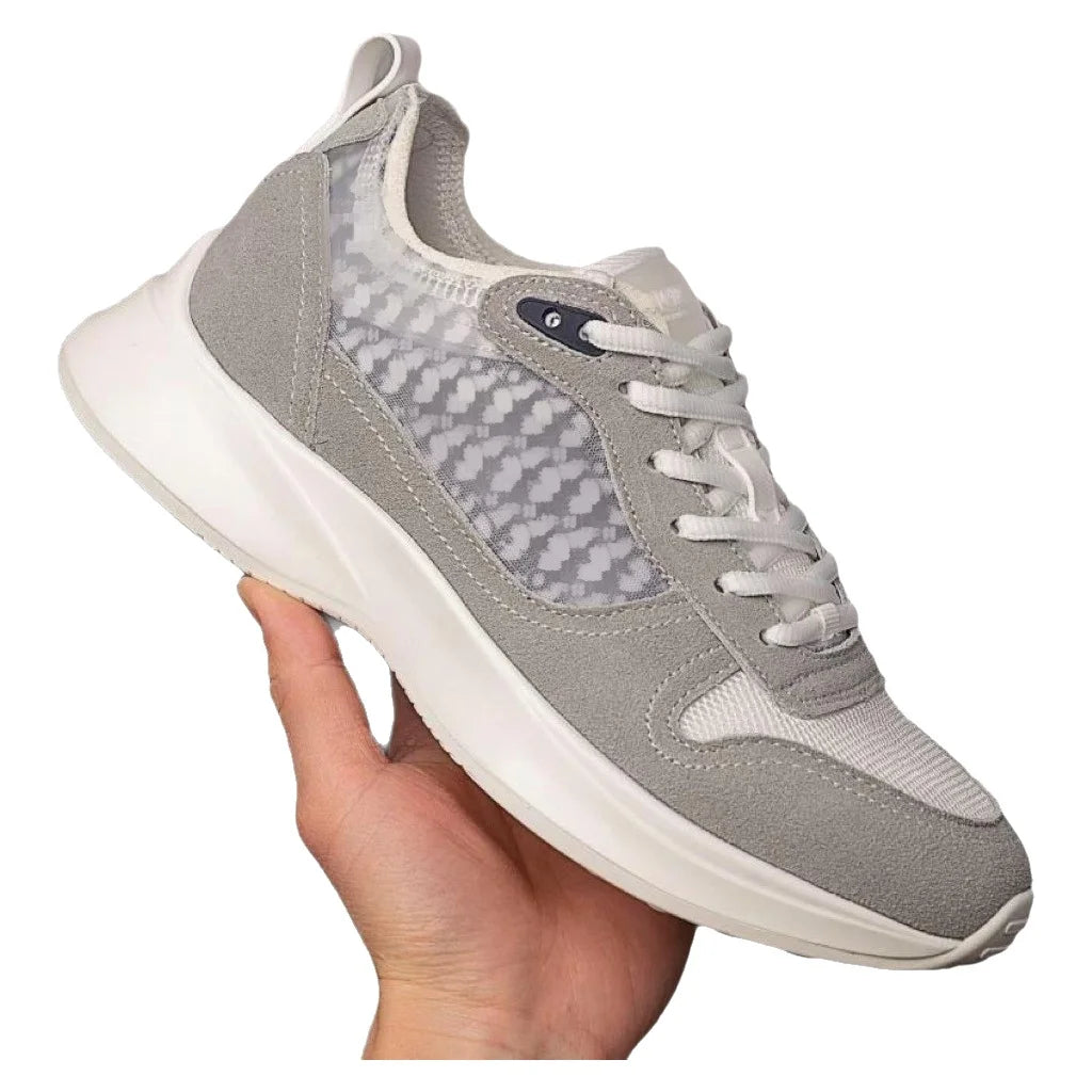 Low-Top Casual Men's Sneakers Fashionable Sport Shoes Comfortable Walking Shoes Men's Footwear Breathable Leather Upper