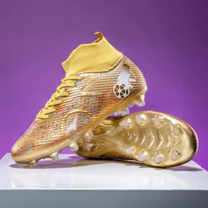 Nieuwe voetbalschoenen voor heren, ademende trainingsschoenen met noppen voor gras, lange spikes voor wedstrijden, indoor sneakers, ultralicht, dropshipping