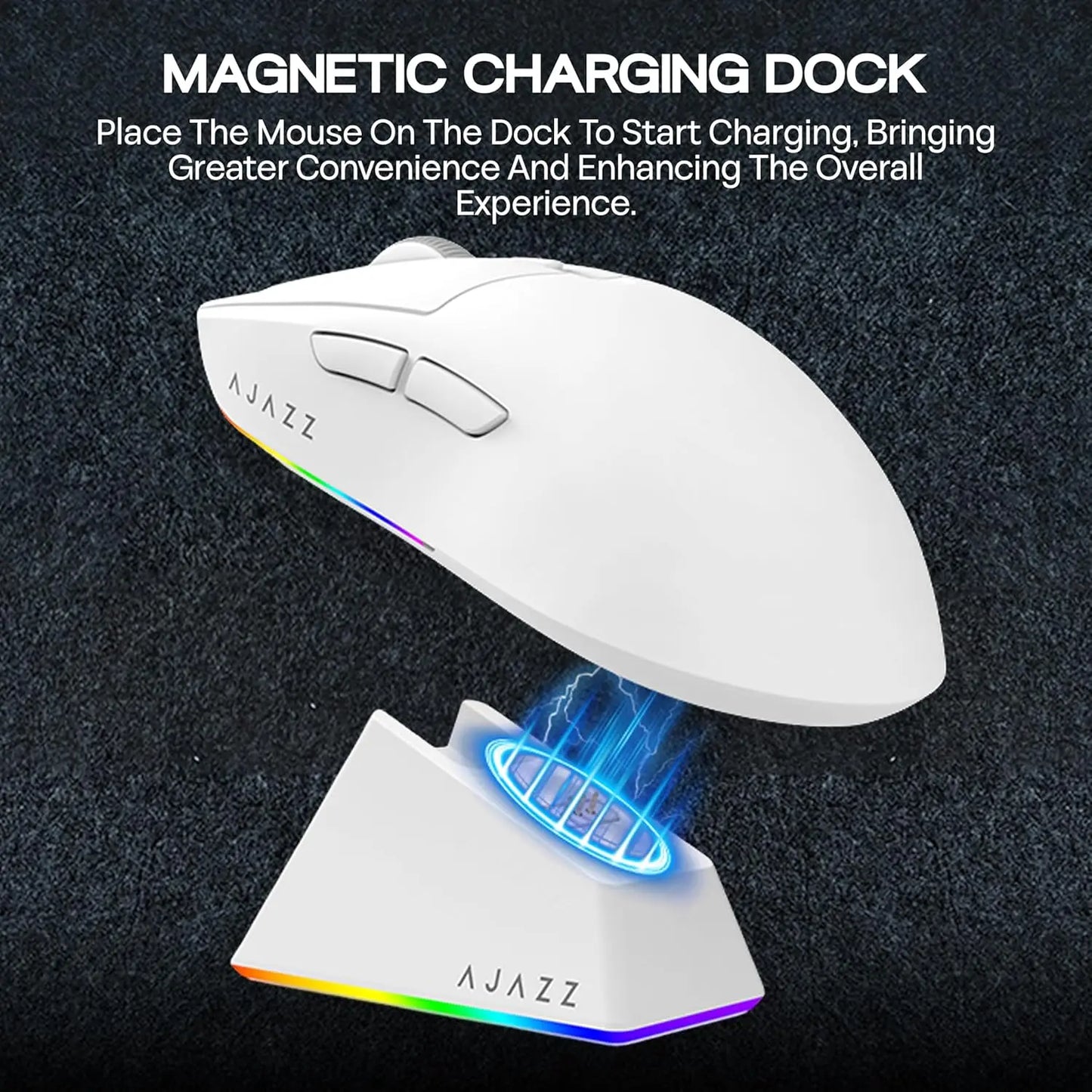 Mouse de gaming wireless AJAZZ AJ139 V2 MC/AJ139 PRO, senzor PAW3311/PAW3395, 12000DPI/26000DPI, 500mAh, mouse Bluetooth pentru PC