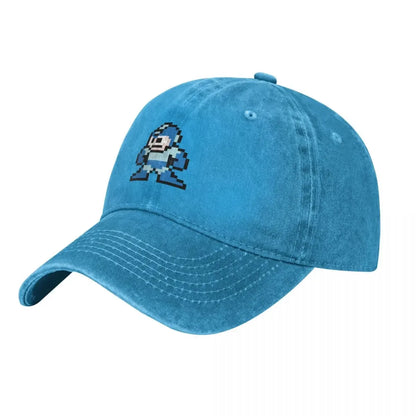 Megaman 8 bites baseball sapka, új, aranyos, vintage, luxus sapka férfiaknak és nőknek