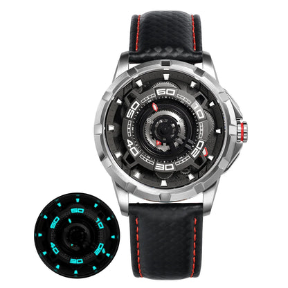 BERNY Automatic Skeleton Watch For Men 3D Dial 5ATM Luminous Sapphire 316L Steel MIYOTA 82S0 Mechanical Top Luxury Men's Watches