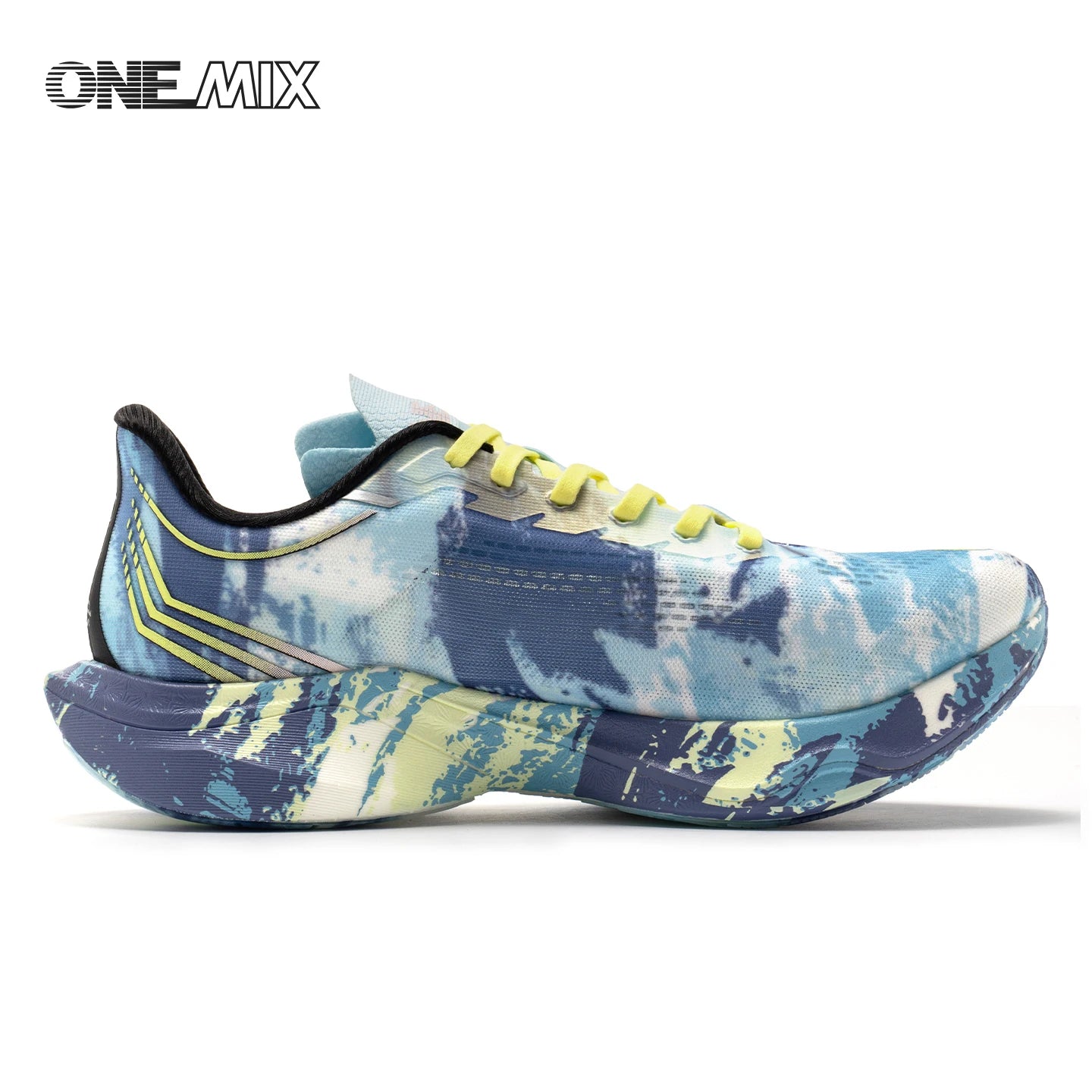 ONEMIX Neue Marathon-Laufschuhe mit Nylon-Carbonplatte, stoßdämpfende Profi-Rennschuhe mit stabiler Unterstützung, ultraleichte Rebound-Sneaker