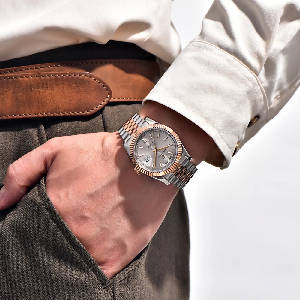 2026 New PAGANI DESIGN Enamel Dial DD36 Luxury Silver Gold Automatic Watch For Men AR Sapphire crystal Mechanical Wristwatch Men