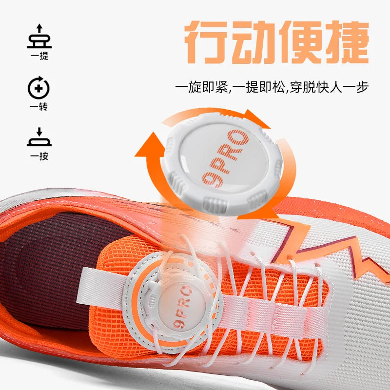 Laufschuhe für Herren mit Carbonplatte, Spezial-Sportschuhe, atmungsaktiv, leicht, bequeme rutschfeste Marathon-Sneaker für Damen