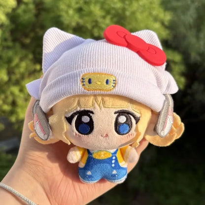 10cm плюшена кукла Overwatch Juno, декорация, анимационна плюшена играчка OW Juno, кукли за раница за фенове, колекционерски подарък за рожден ден
