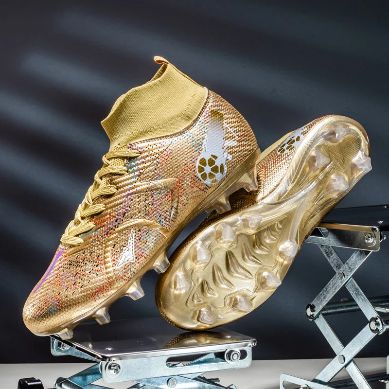 Nieuwe voetbalschoenen voor heren, ademende trainingsschoenen met noppen voor gras, lange spikes voor wedstrijden, indoor sneakers, ultralicht, dropshipping